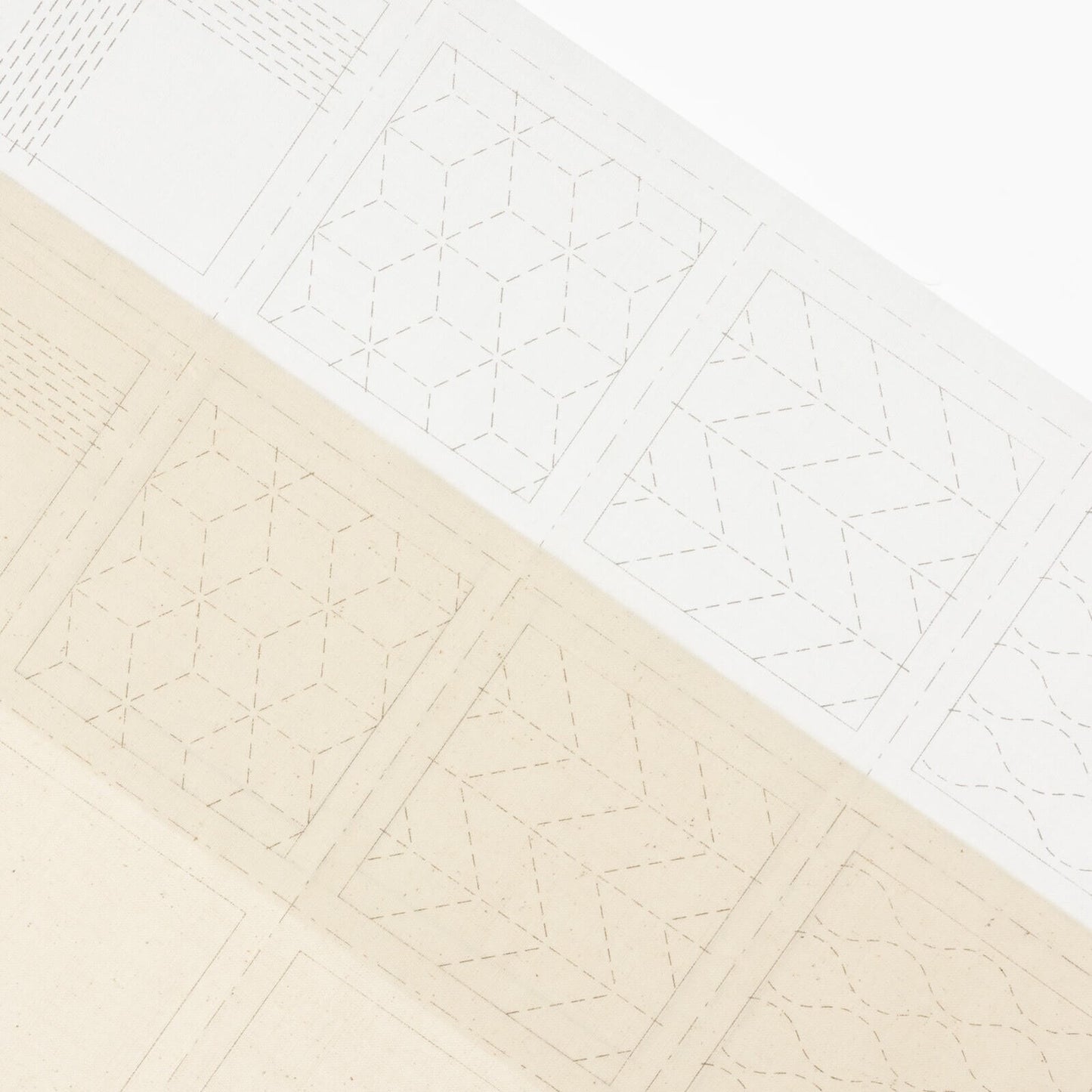 Hidamari Lecien, printed fabric for Sashiko 4 in 1