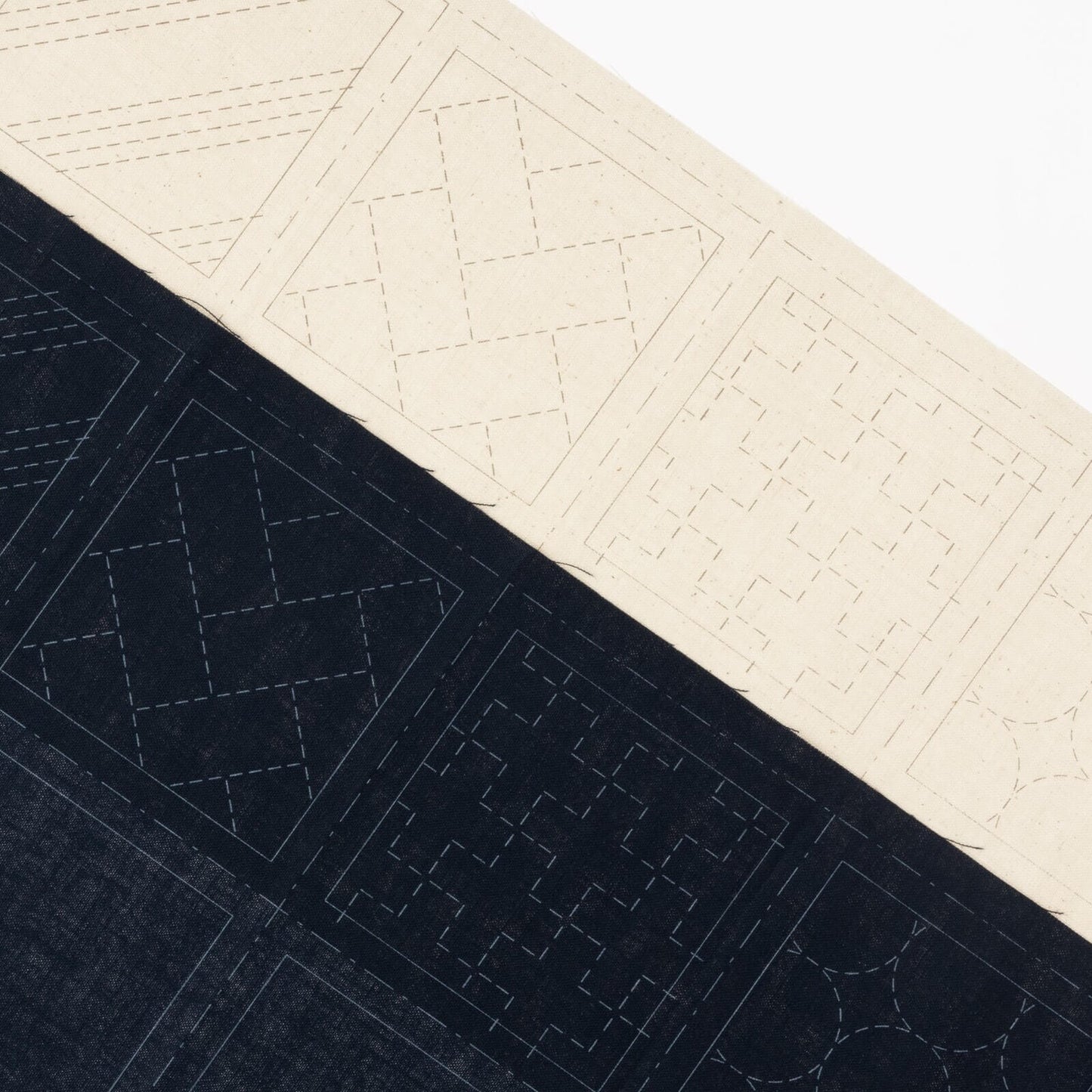 Hidamari Lecien, printed fabric for Sashiko 4 in 1