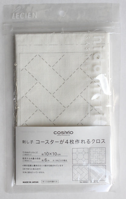 Hidamari Lecien, printed fabric for Sashiko 4 in 1