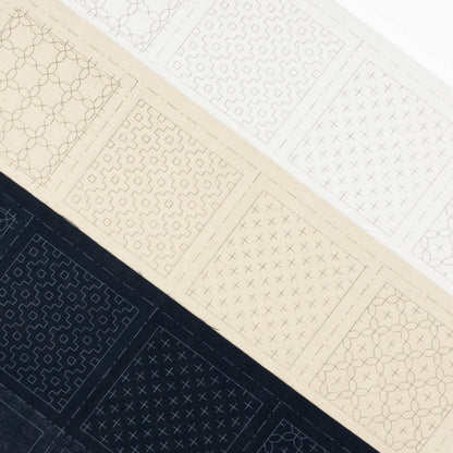 Hidamari Lecien, printed fabric for Sashiko 4 in 1