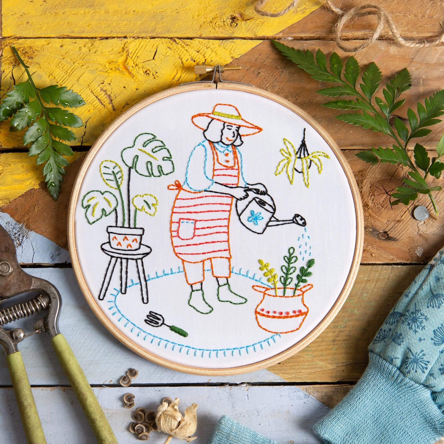 Kit de Bordado "Grow Plantlover" - Hawthorn Handmade | Wonderful Women Collection