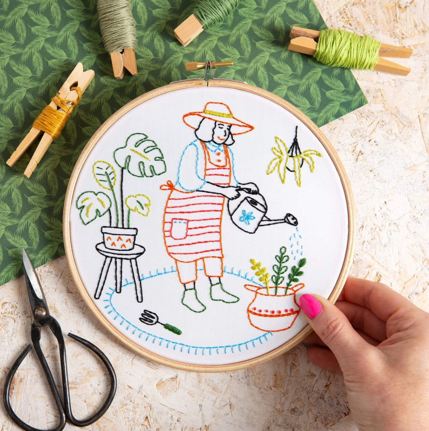 Kit de Bordado "Grow Plantlover" - Hawthorn Handmade | Wonderful Women Collection