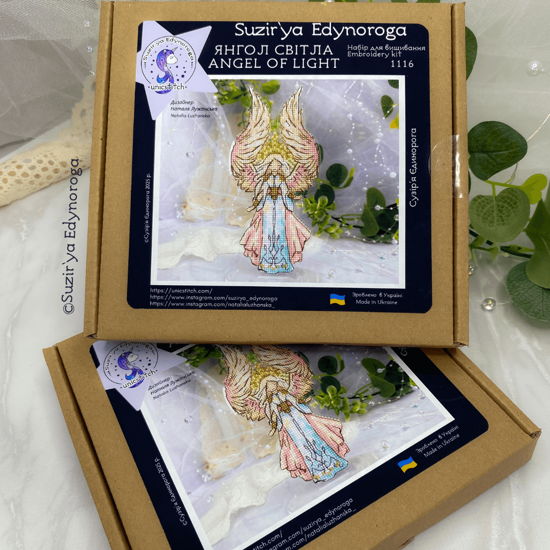 Kit de punto de cruz “Ángel de Luz”