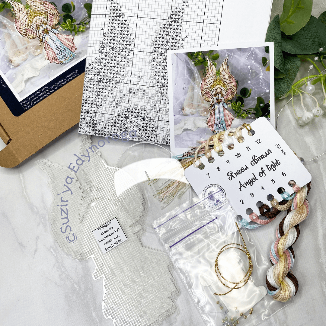 Kit de punto de cruz “Ángel de Luz”