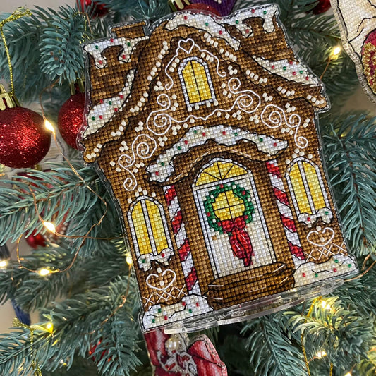 Kit de punto de cruz “Casa de Jengibre"