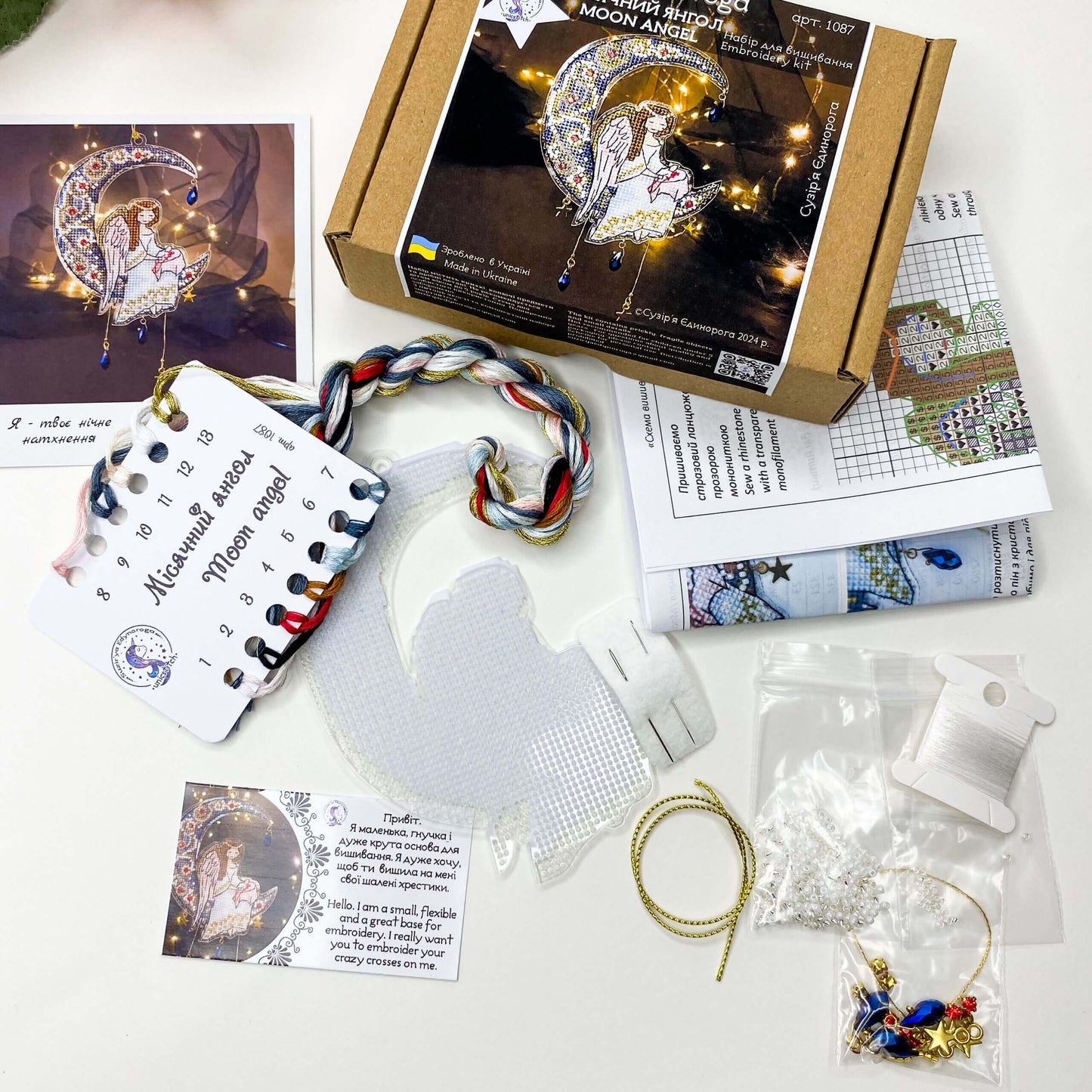 Kit de punto de cruz “Ángel Luna Bordando"