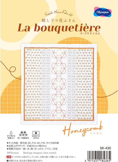 Kit de Sashiko Bouquetiere Olympus (Honeycomb)