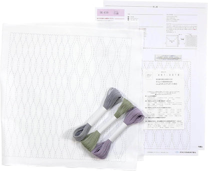 Olympus - Kit de Sashiko "Nagomi" con patrón impreso (varios diseños)
