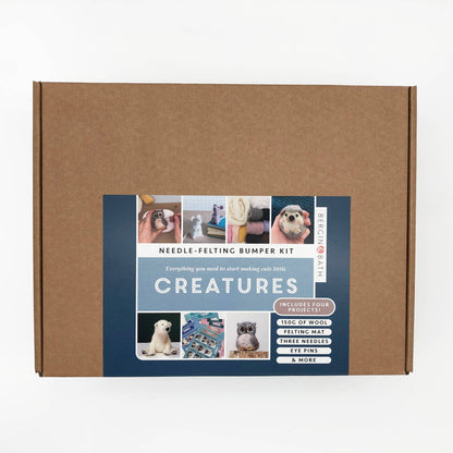 Kit de fieltro con aguja "Animales" - Bergin & Bath