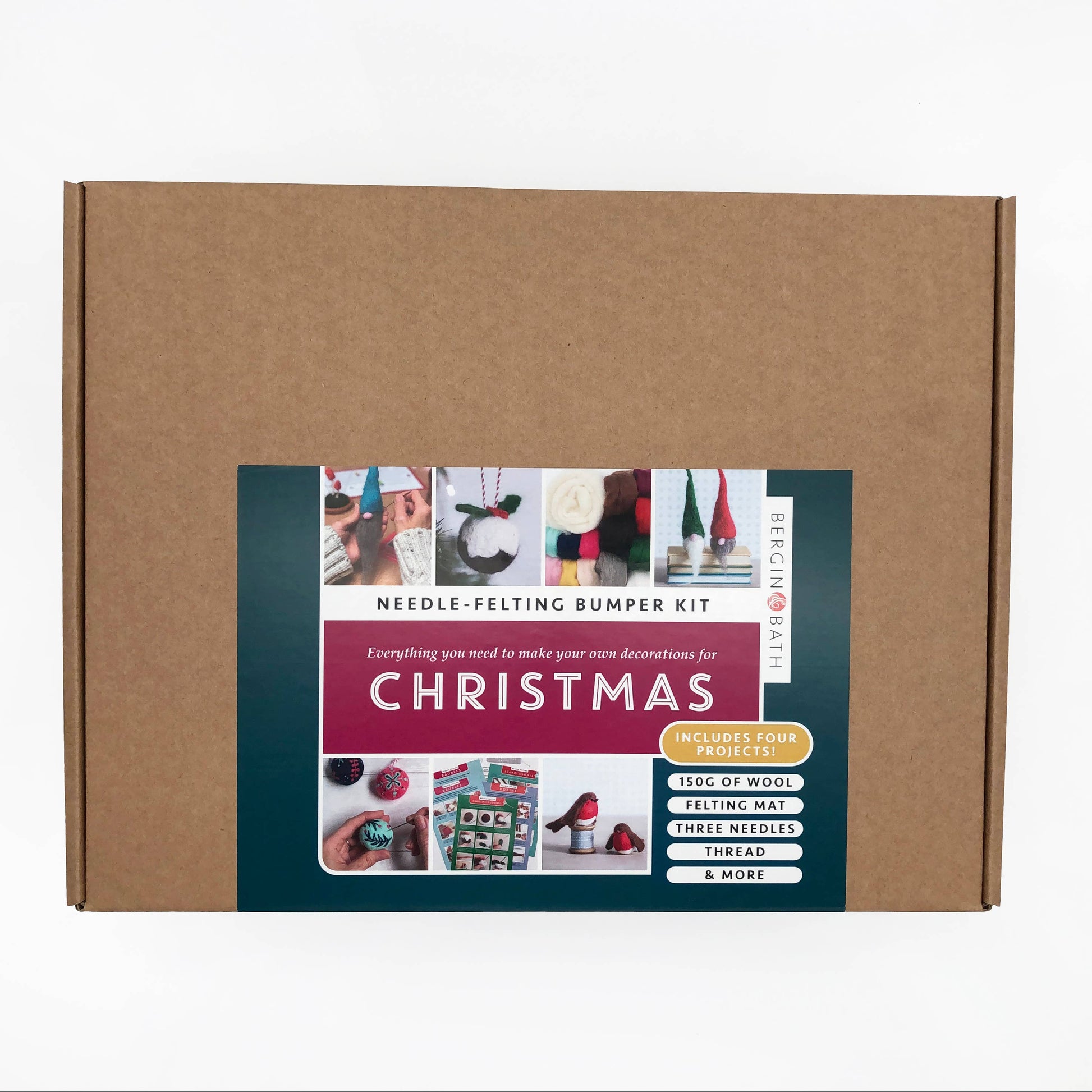 Kit de fieltro con aguja "Navidad" - Bergin & Bath