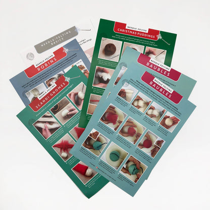 Kit de fieltro con aguja "Navidad" - Bergin & Bath