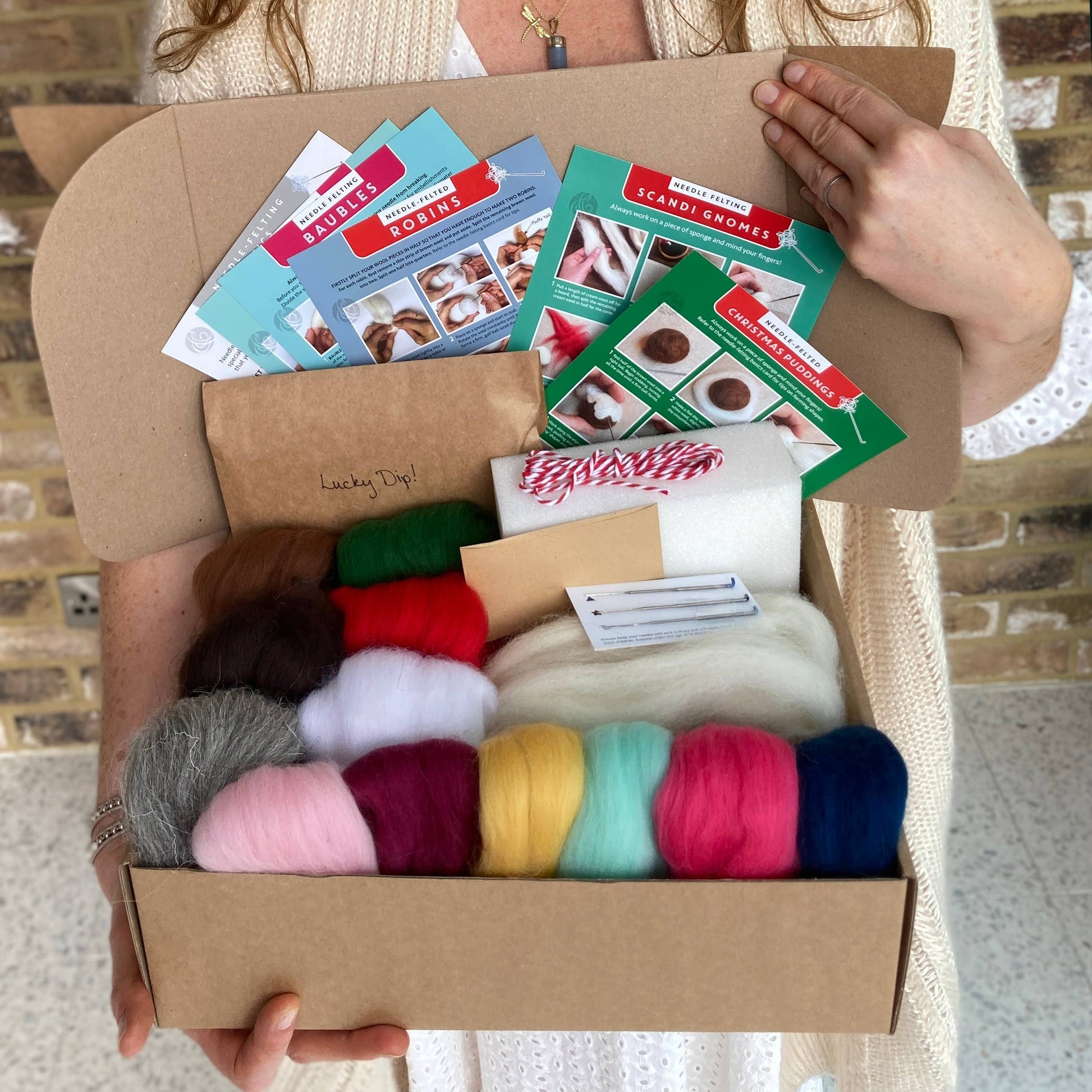 Kit de fieltro con aguja "Navidad" - Bergin & Bath