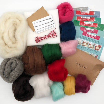 Kit de fieltro con aguja "Navidad" - Bergin & Bath
