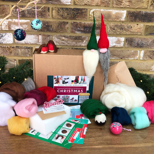 Kit de fieltro con aguja "Navidad" - Bergin & Bath