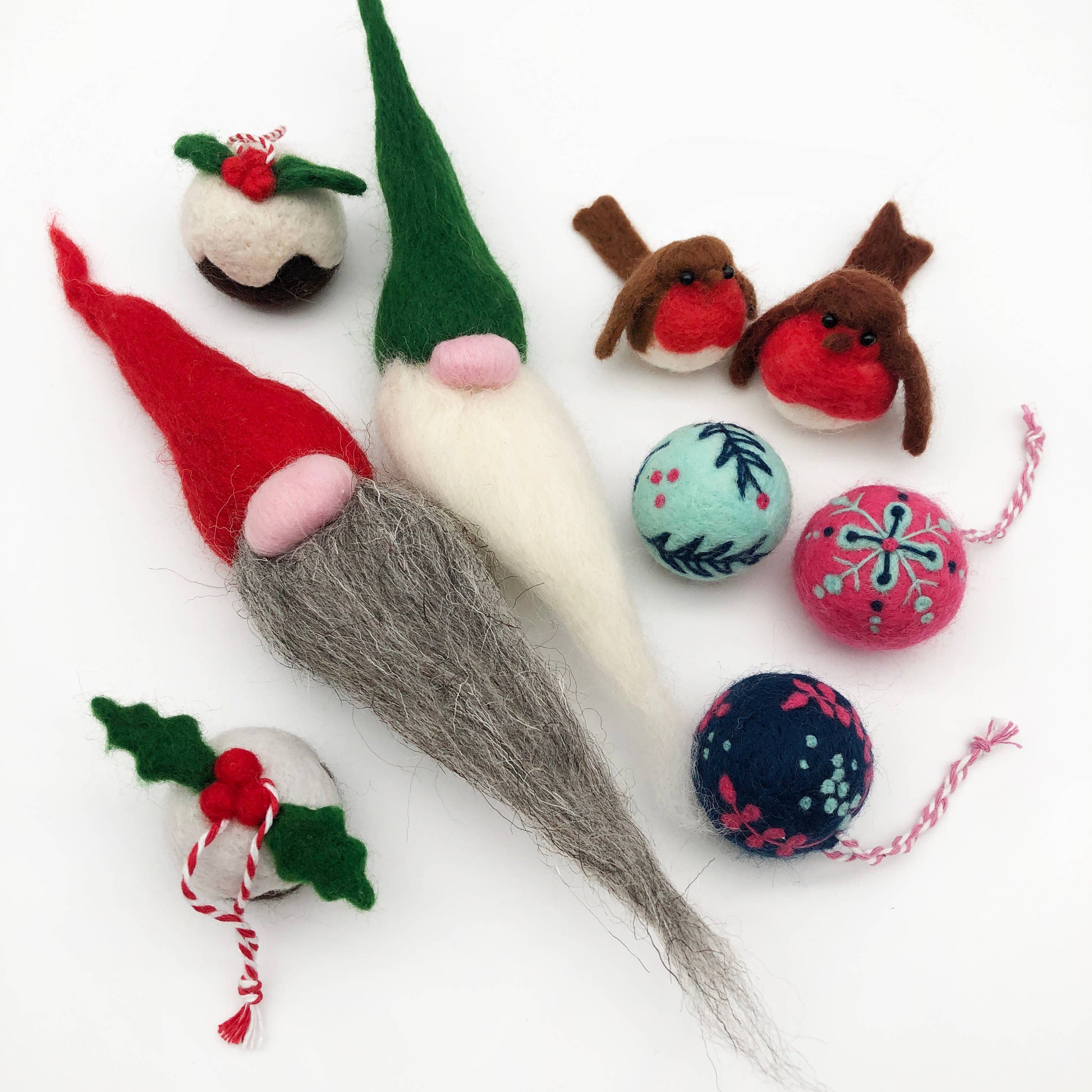 Kit de fieltro con aguja "Navidad" - Bergin & Bath