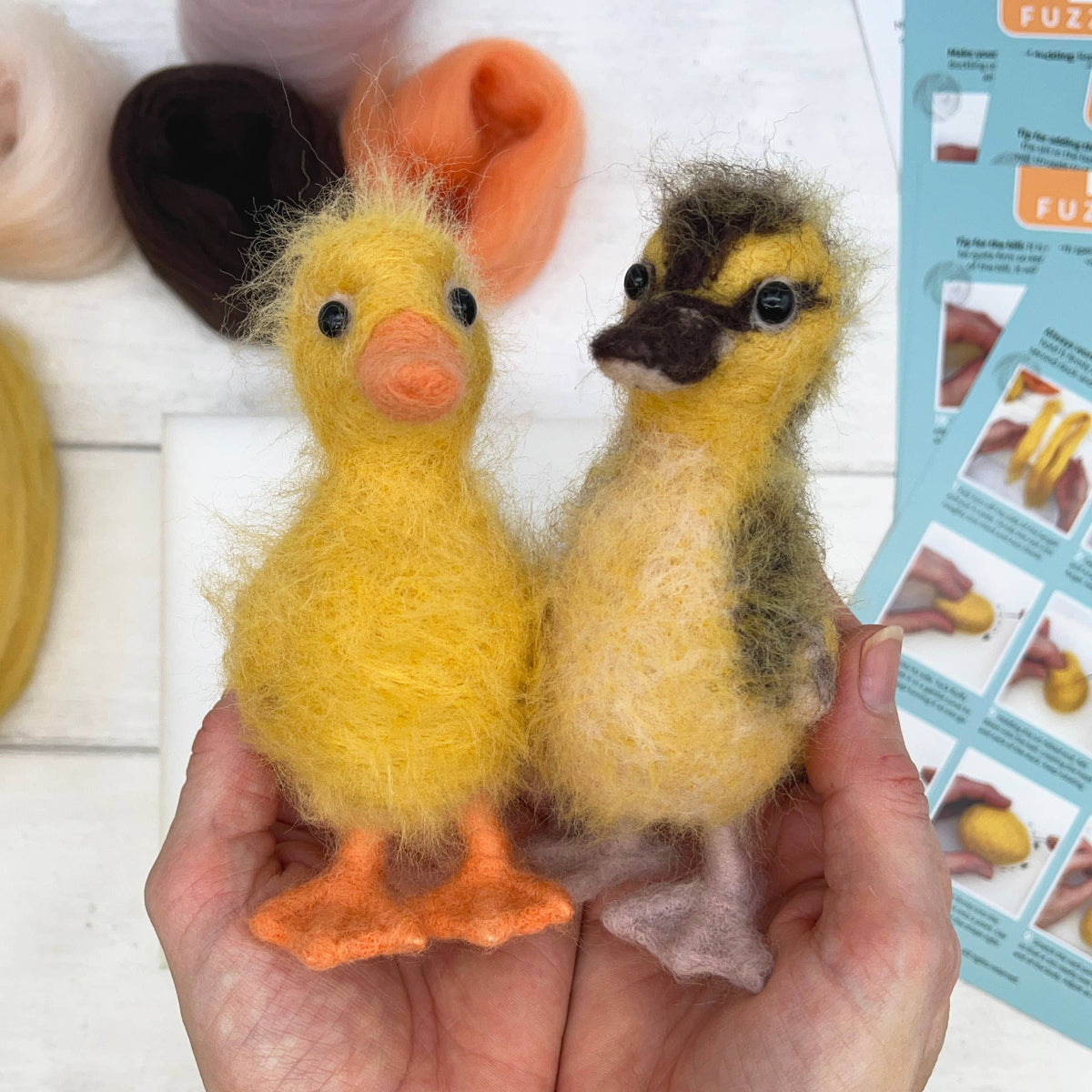 Kit de fieltro con aguja "Patitos" - Bergin & Bath
