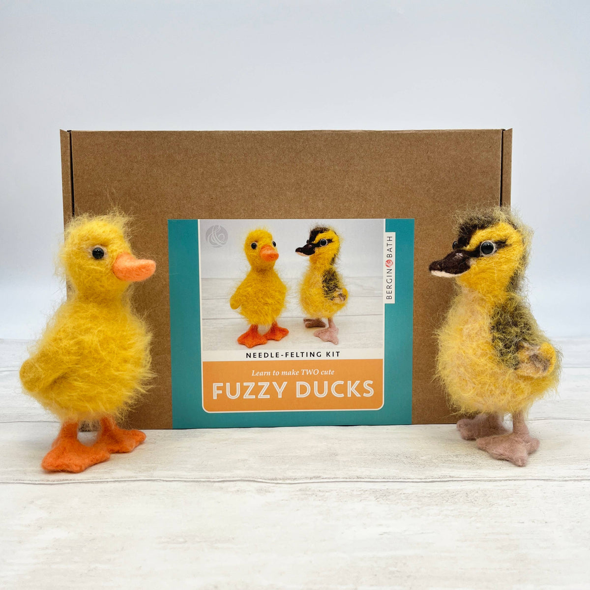 Kit de fieltro con aguja "Patitos" - Bergin & Bath 