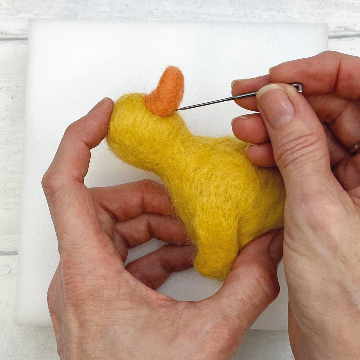Kit de fieltro con aguja "Patitos" - Bergin & Bath 