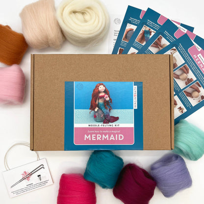 Kit de fieltro con aguja "Sirena" - Bergin & Bath
