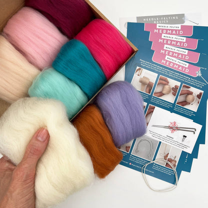 Kit de fieltro con aguja "Sirena" - Bergin & Bath 