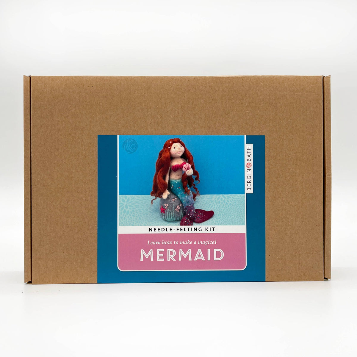Kit de fieltro con aguja "Sirena" - Bergin & Bath 