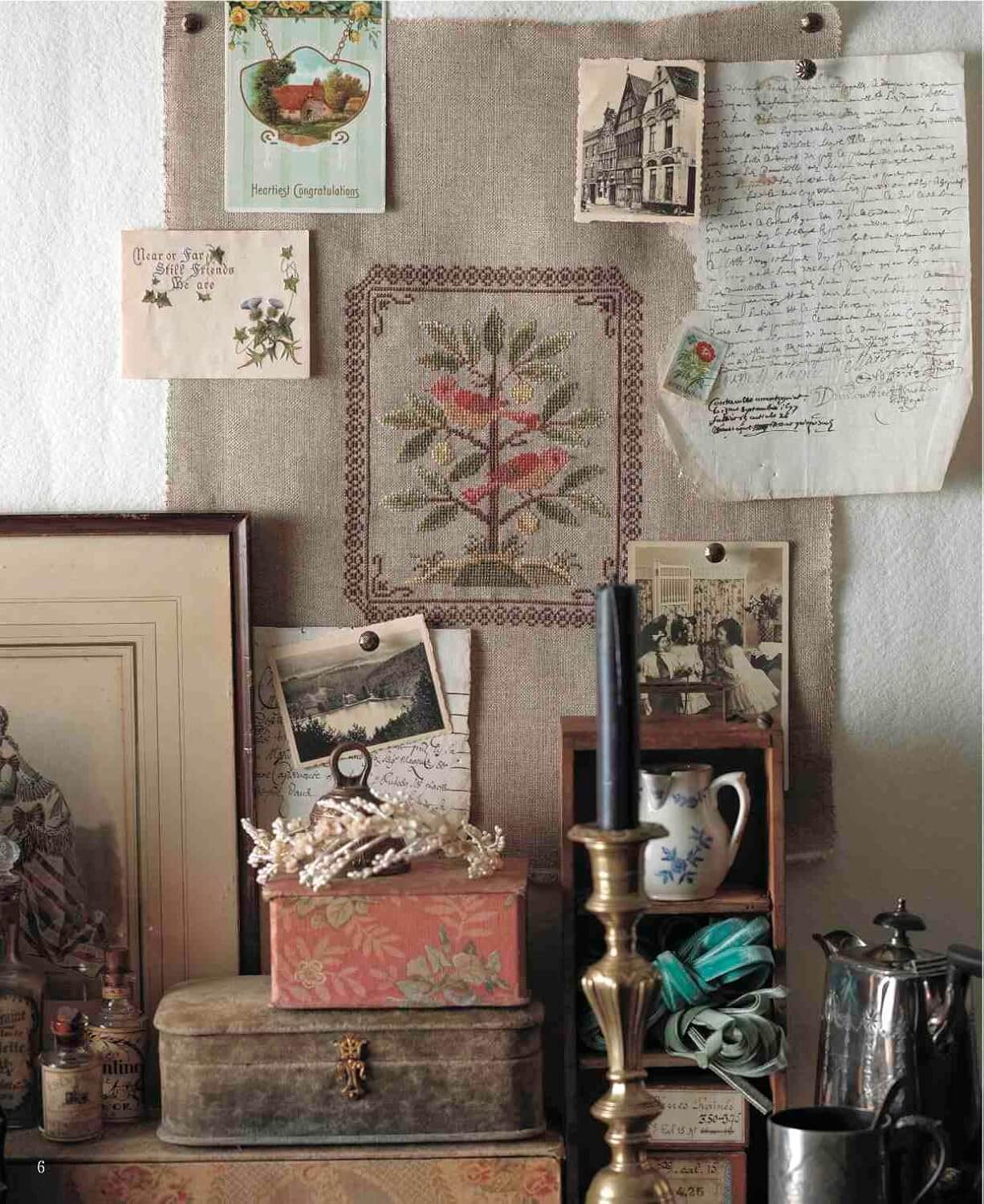 Libro "Punto de cruz de estilo clásico", patrones de punto de cruz