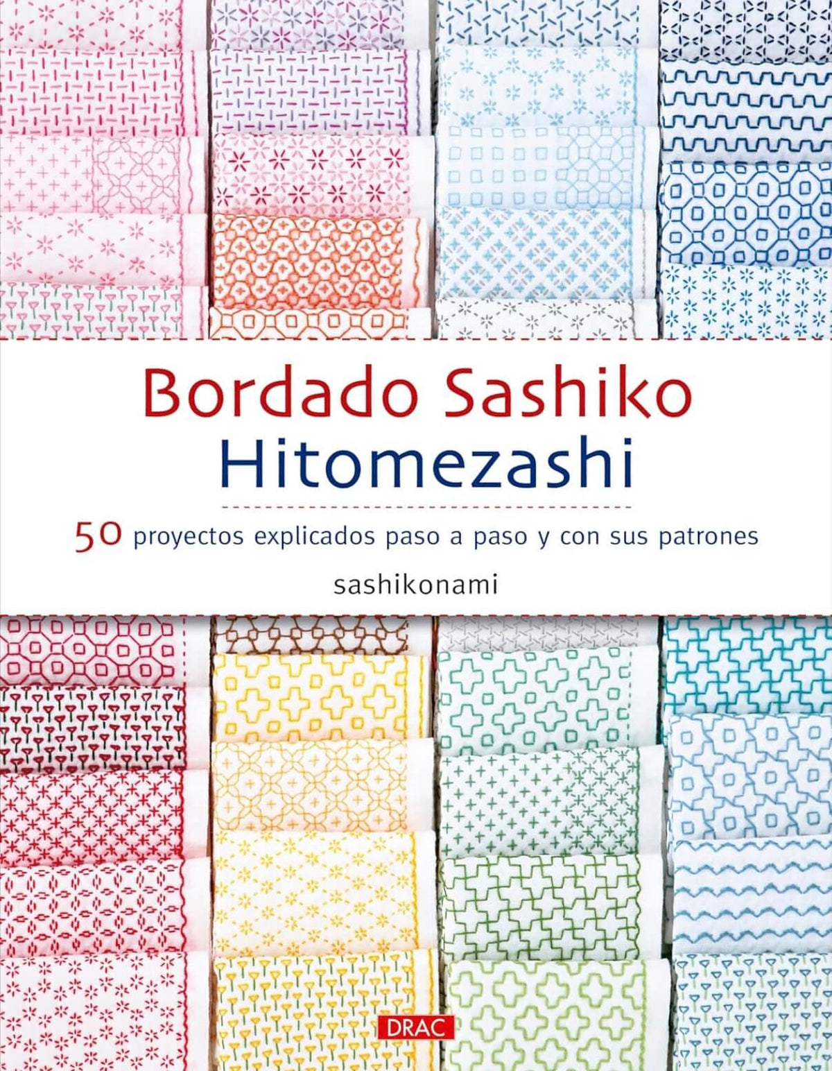 Libro “Bordado Sashiko Hitomezashi” de sashikonami