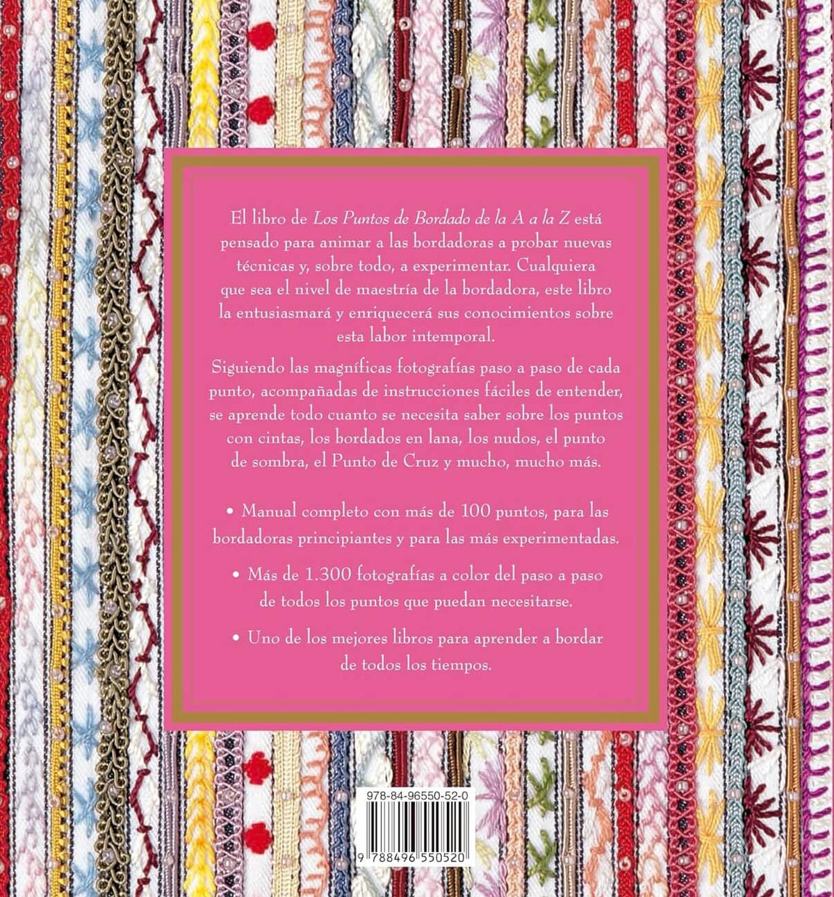 Libro “Los puntos de bordado de la A a la Z. Manual completo”, varios autores