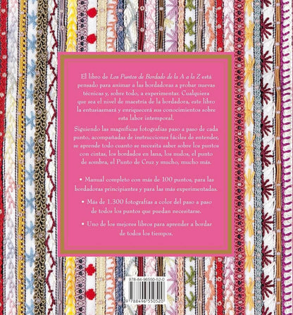 Libro “Los puntos de bordado de la A a la Z. Manual completo”, varios autores