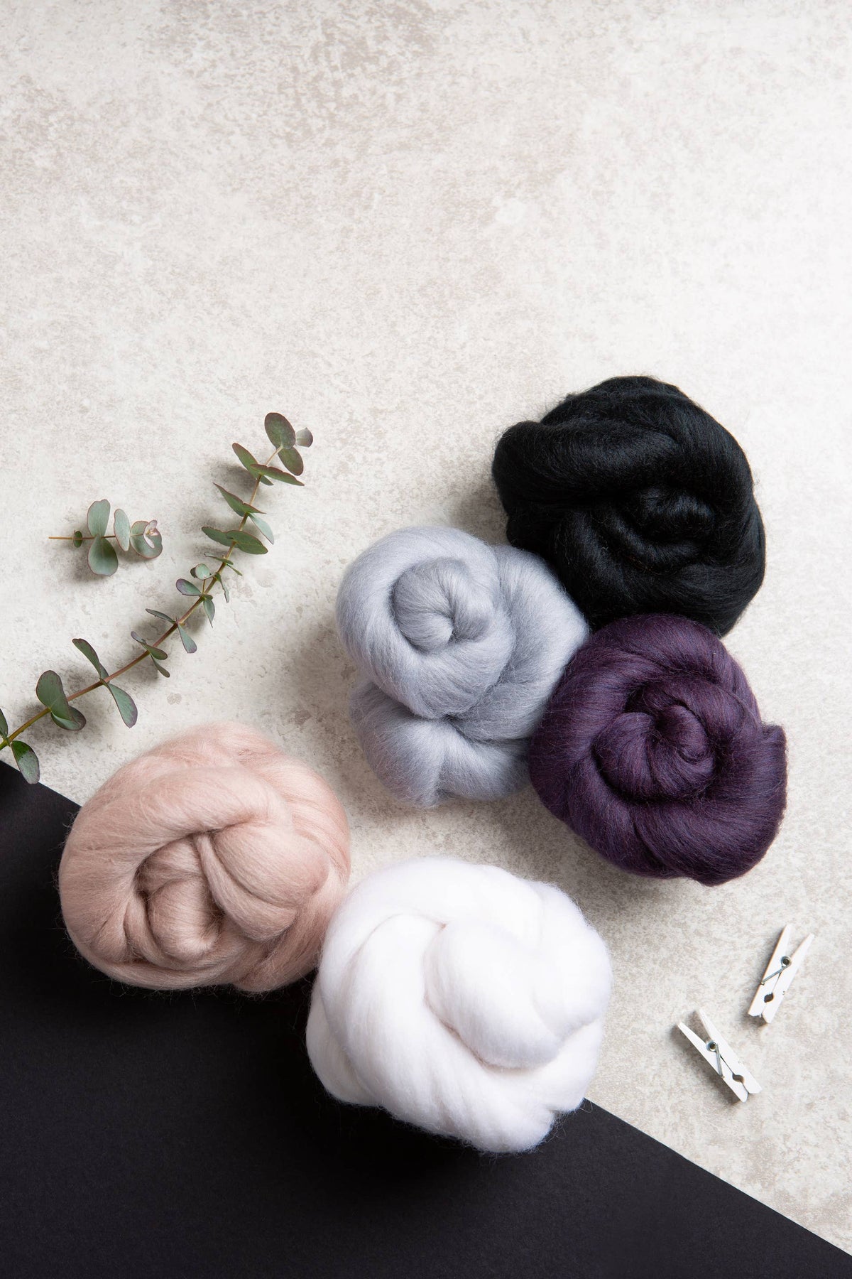 Lote de lana merino para fieltro con aguja | Hawthorn Handmade invierno