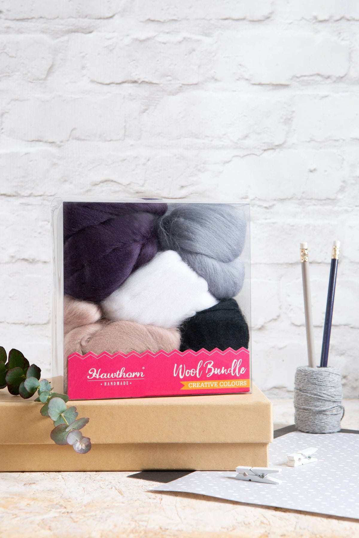 Lote de lana merino para fieltro con aguja | Hawthorn Handmade invierno