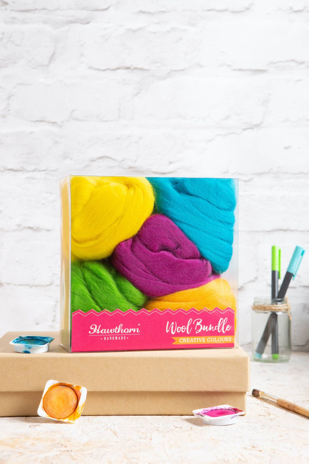 Lote de lana merino para fieltro con aguja | Hawthorn Handmade verano