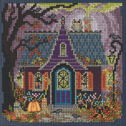 Kit de punto de cruz Haunted Cottage de Mill Hill
