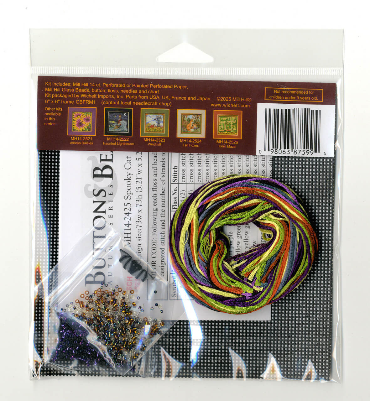 Kit de punto de cruz Spooky Cat de Mill Hill