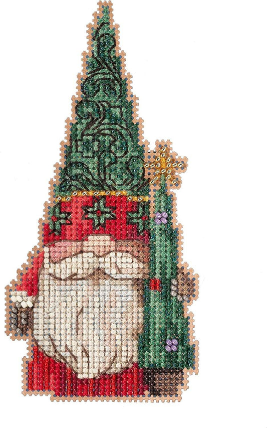 Kit de punto de cruz Gnome with Tree de Mill Hill