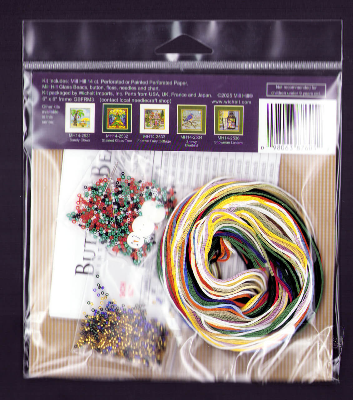 Mill Hill Kit Punto de Cruz Holiday Square Christmas Village 