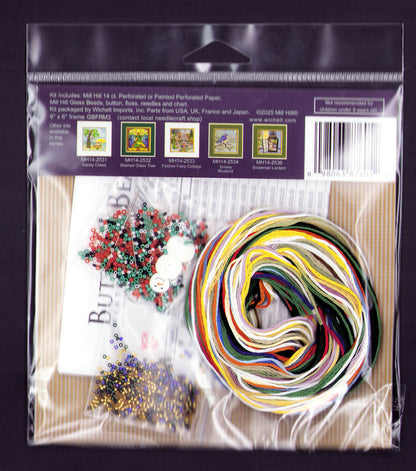 Mill Hill Kit Punto de Cruz Holiday Square Christmas Village 