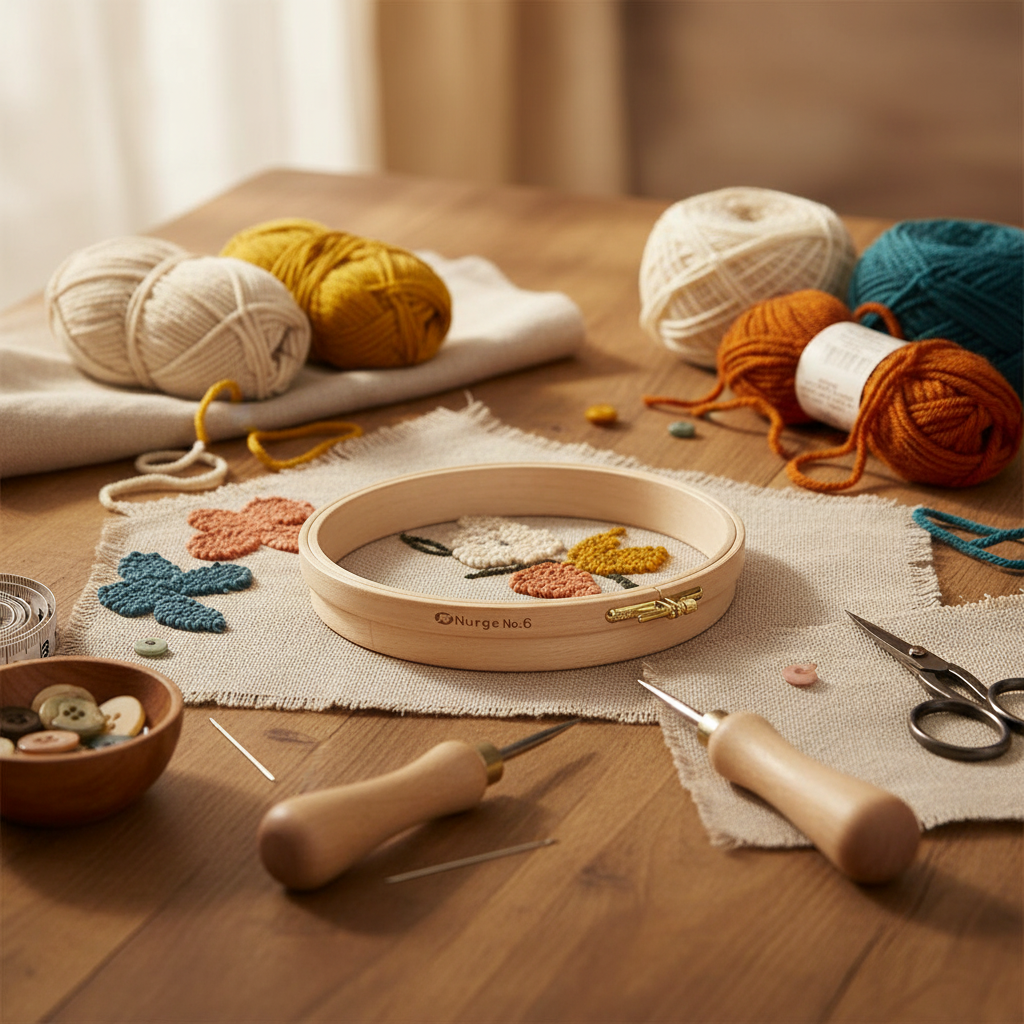 Nurge - Bastidores Punch Needle de madera