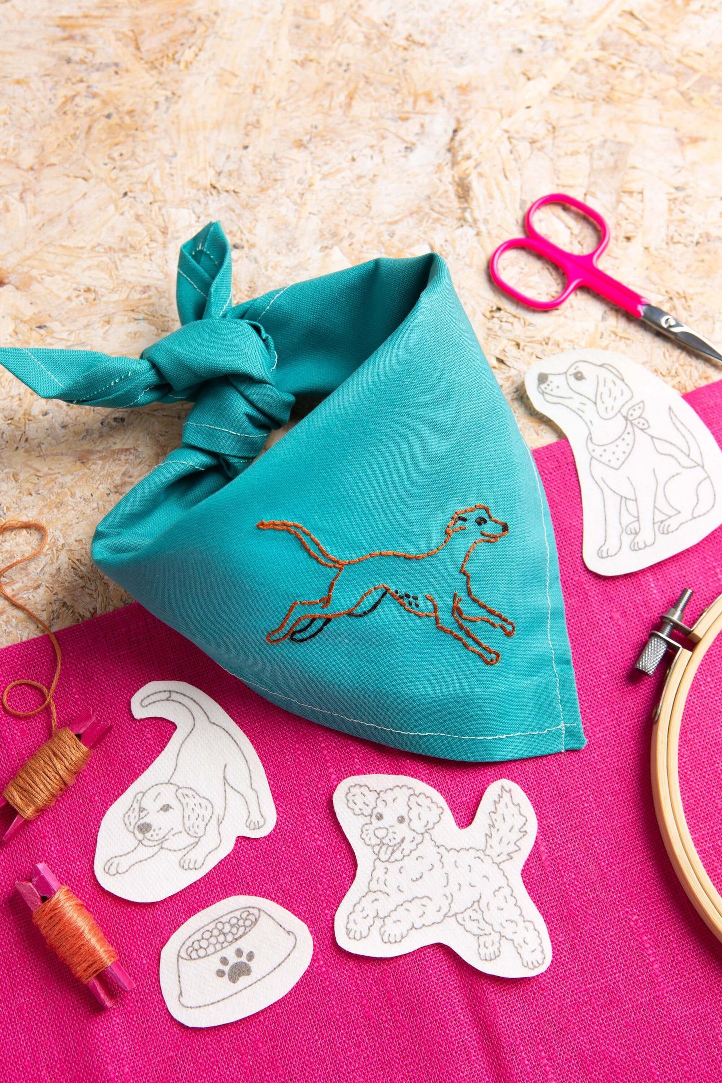 Pegatinas solubles para bordar “Dog Days” - Hawthorn Handmade