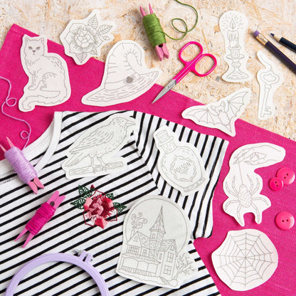 Pegatinas solubles para bordar “Gothic Tales” - Hawthorn Handmade