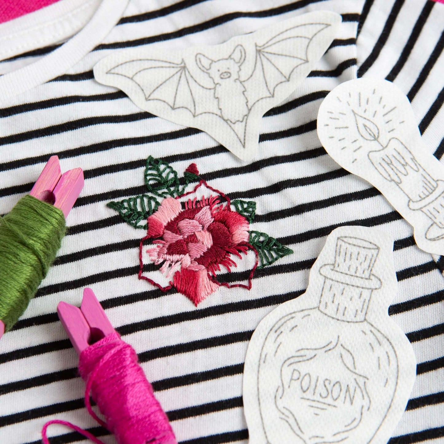 Pegatinas solubles para bordar “Gothic Tales” - Hawthorn Handmade