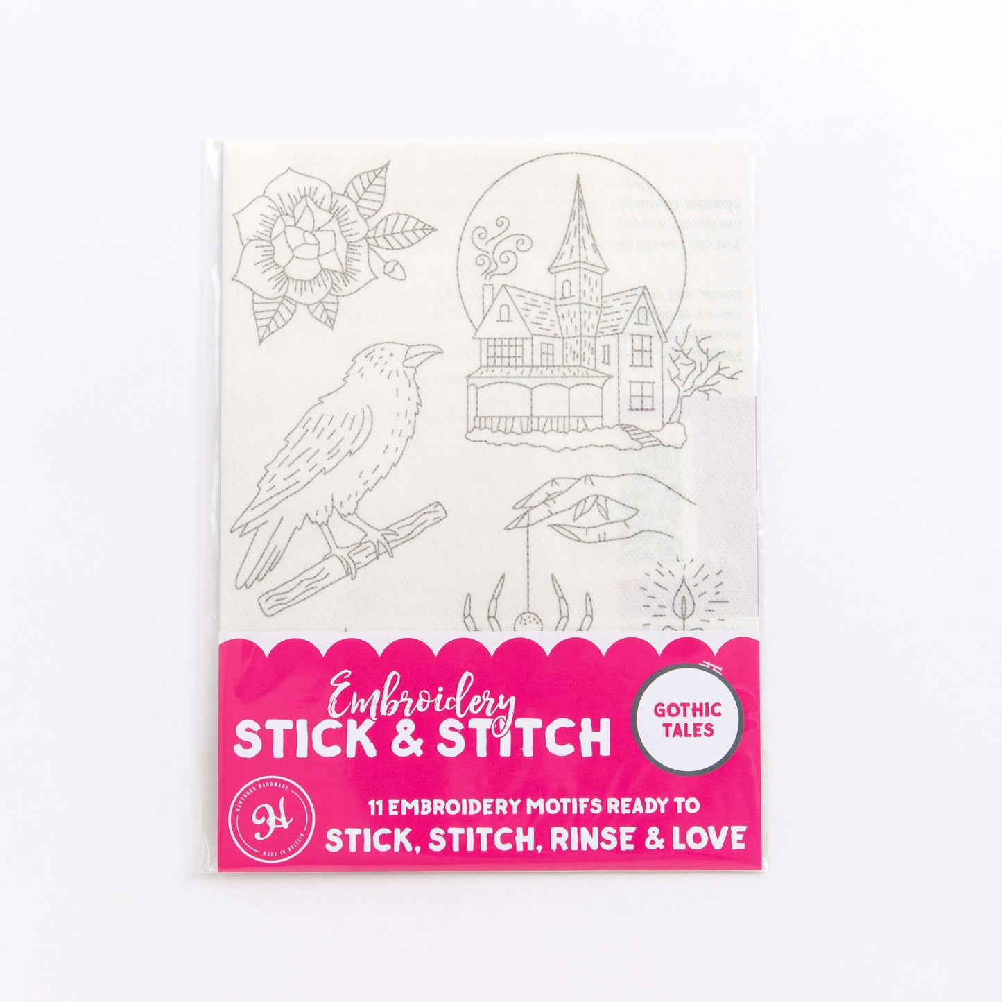 Pegatinas solubles para bordar “Gothic Tales” - Hawthorn Handmade