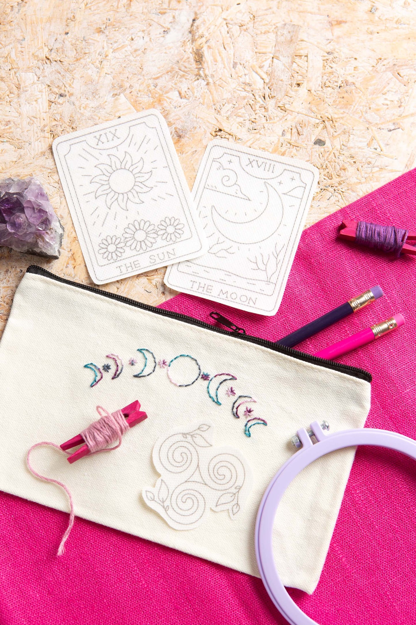 Pegatinas solubles para bordar “Modern Mystic” - Hawthorn Handmade