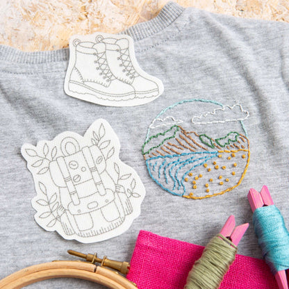 Pegatinas solubles para bordar “Wander Free” - Hawthorn Handmade