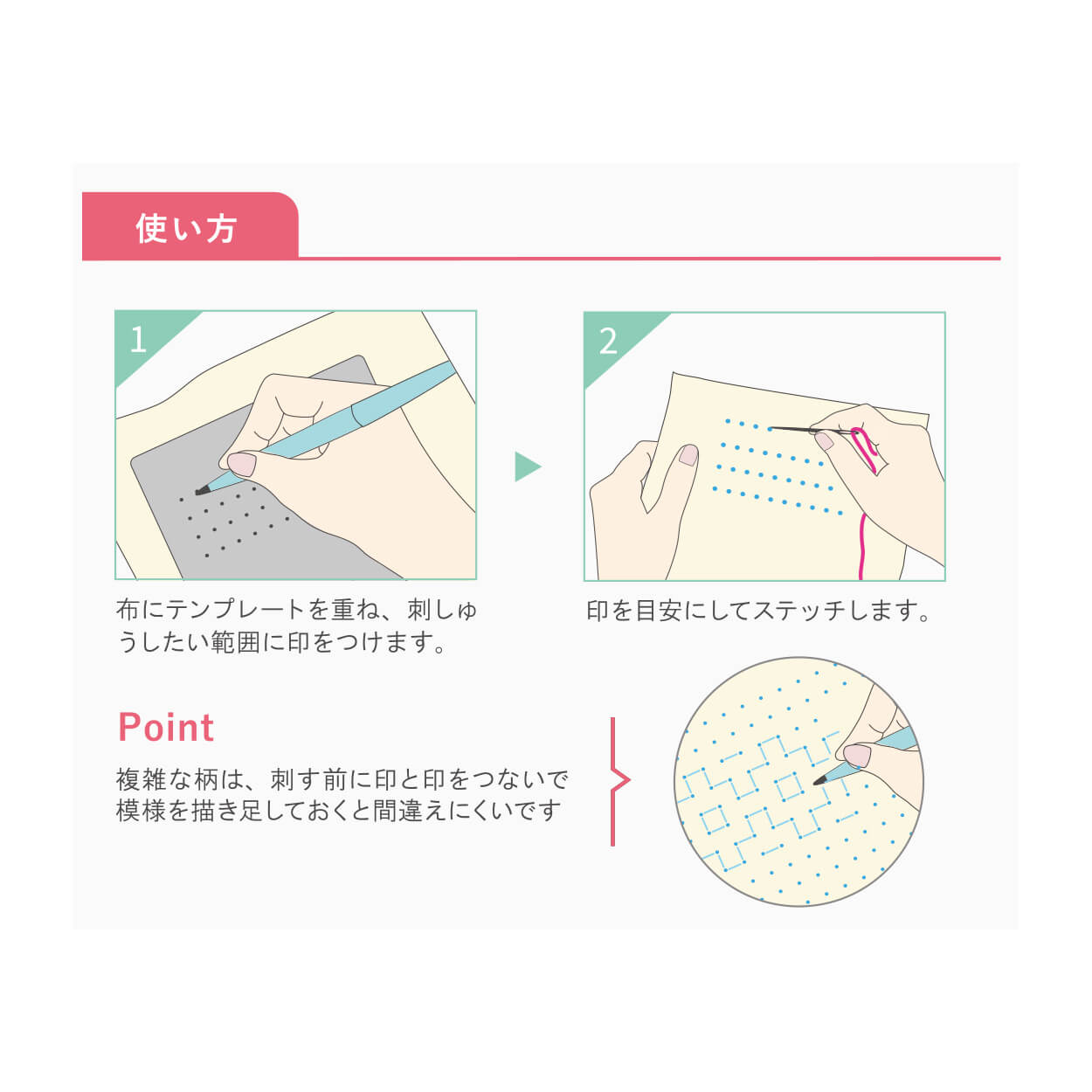 Plantillas para Sashiko de Cosmo - Varios tamaños disponibles