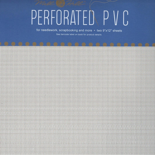 Plástico Perforado para punto de cruz en color blanco de Mill Hill