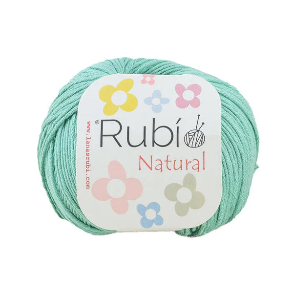Rubí Natural – Hilo de algodón egipcio para punch needle, crochet y amigurumi