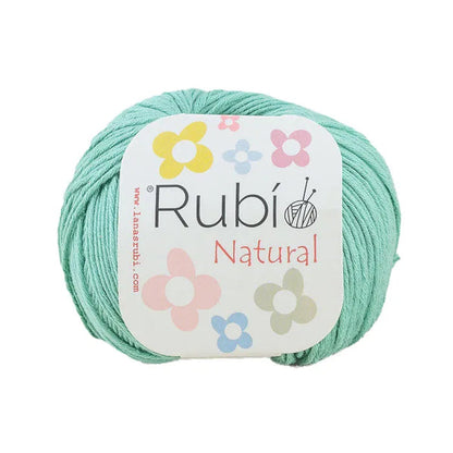 Rubí Natural – Hilo de algodón egipcio para punch needle, crochet y amigurumi