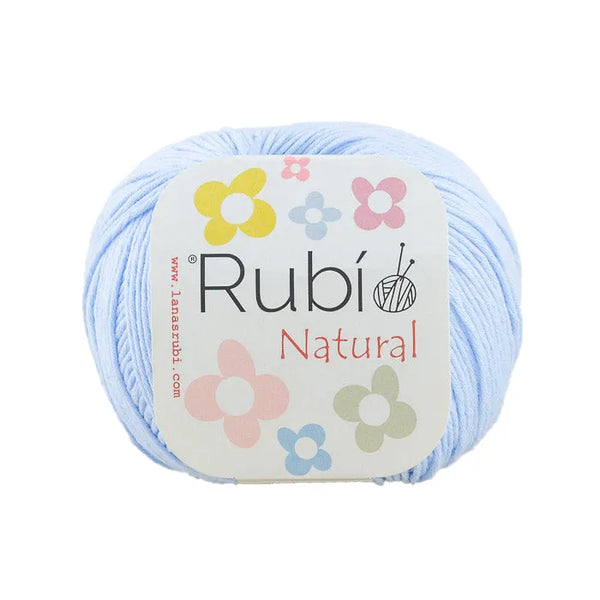 Rubí Natural – Hilo de algodón egipcio para punch needle, crochet y amigurumi