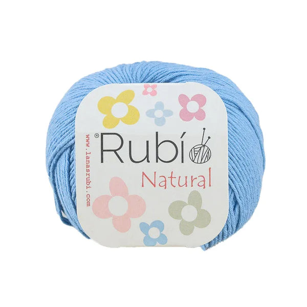 Rubí Natural – Hilo de algodón egipcio para punch needle, crochet y amigurumi